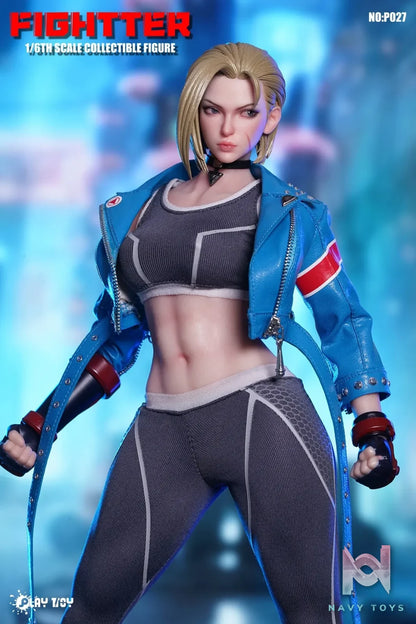 PLAY TOY – Street Fighter 1/6 Fighting Female Warrior Cammy White P027
