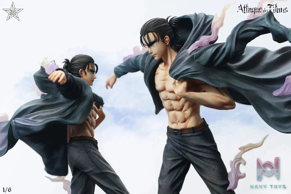 Craftsman Studio - Eren Clothing Attack on Titan resin statue Navy Toys anime figure