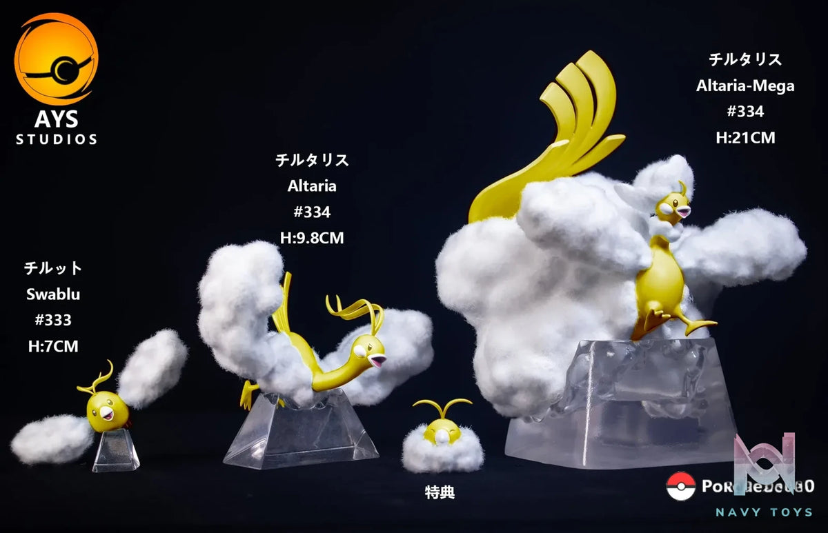 AYS Studio – Pokemon 120 Pokedex Series – Green Mian Bird Evolution Group