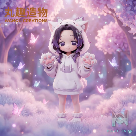 WANQU CREATIONS Studio – Chibi Figure Shinobu Kocho Cat Ears Demon Slayer
