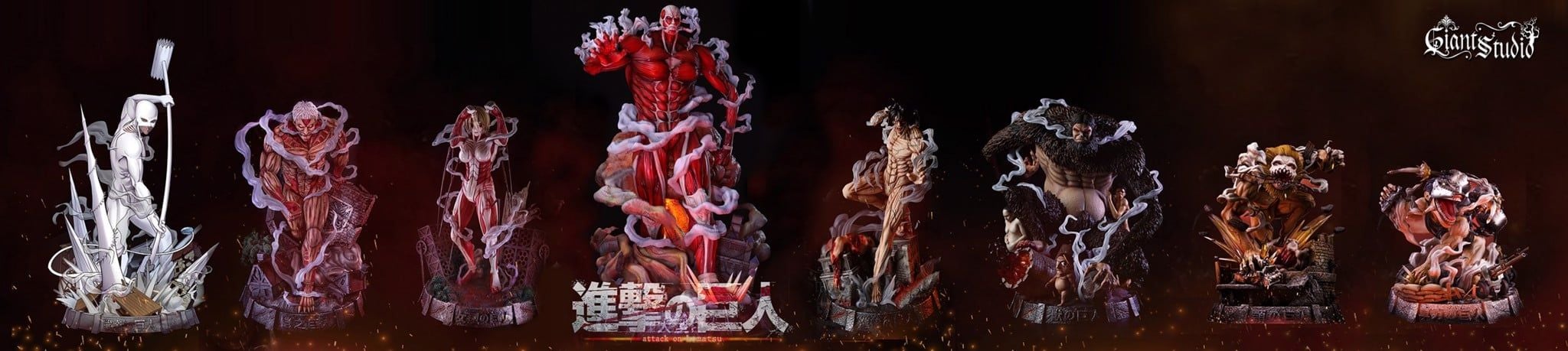 Cart Titan - Attack On Titan - Giant Studio resin statue giant studio anime figure