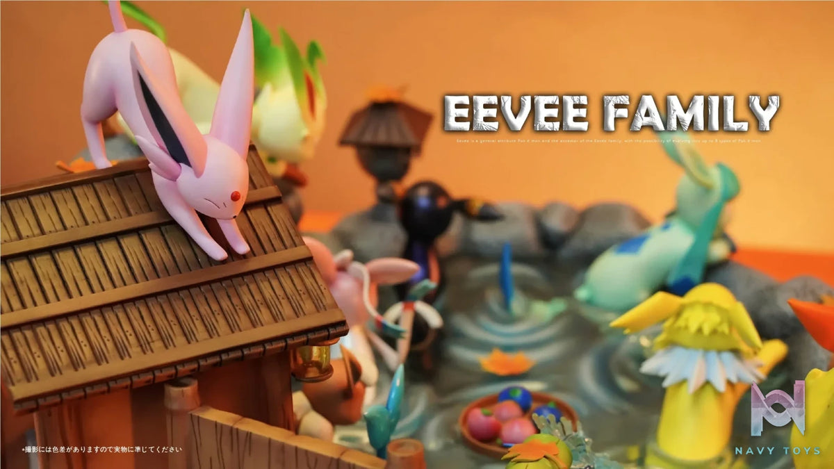 TiaoTiao Hall Studio & CM Studio – Pokémon Ecological Landscape Series Eevee Hot Spring