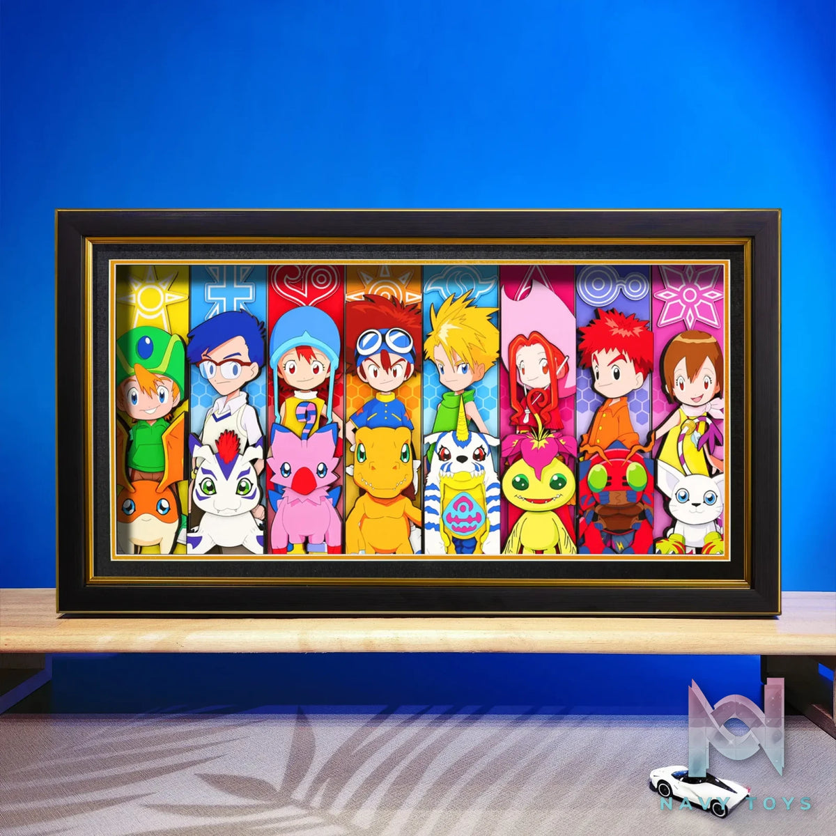 Yu Zhi Jiang Studio – Digimon Multiple Characters Series #3 3D Decorative Painting Digimon