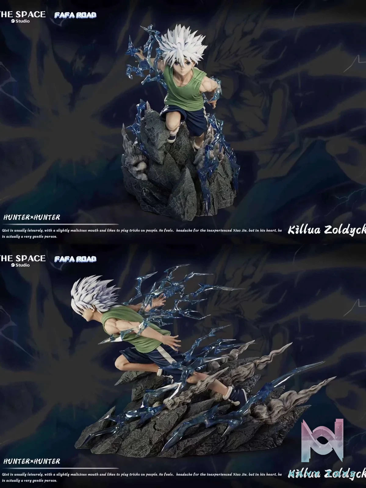 Killua Zoldyck - Hunter x Hunter - The Face Fafa Road resin statue The Space FaFa Road Studio anime figure