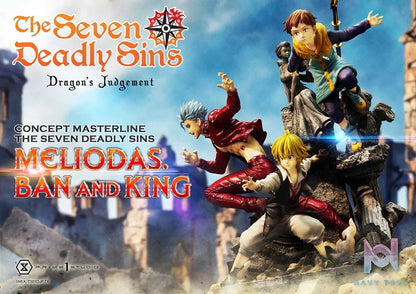 Prime 1 Studio – Concept Masterline The Seven Deadly Sins Meliodas, Ban and King CMNTZ-01 CMNTZ-01DXS (Licensed)