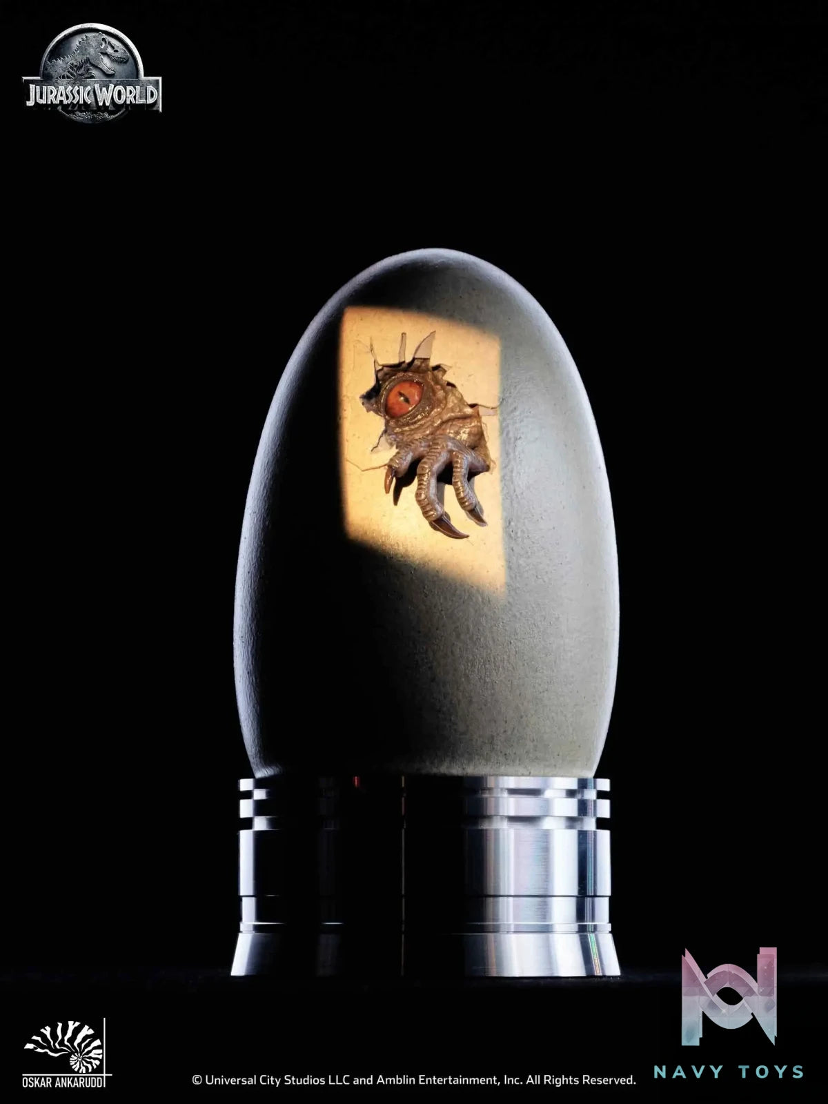 Elite Creature Collectibles (ECC) – Jurassic World Hatching Indominus Rex set 1/2 scale (Licensed)