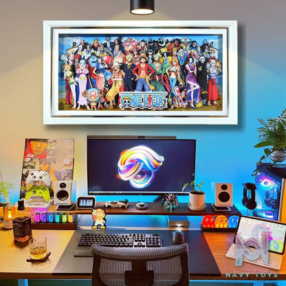 KALA HOME Studio – One Piece Multiple Characters #08 3D Decorative Painting One Piece