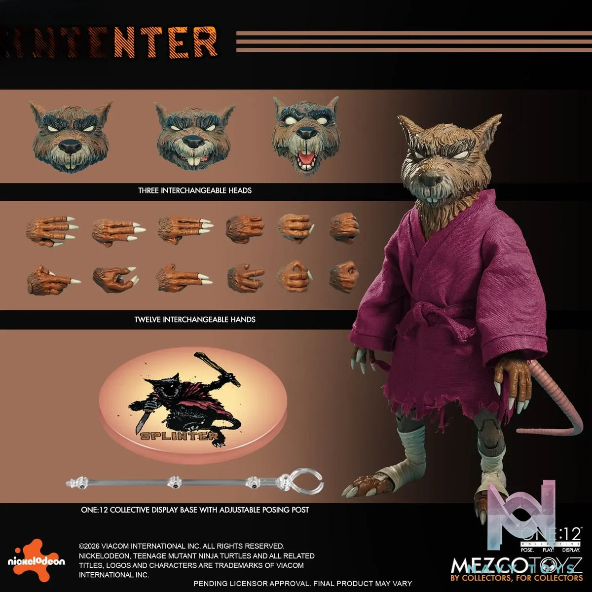 Mezco Studio – 1/12 Collective Splinter (Licensed)