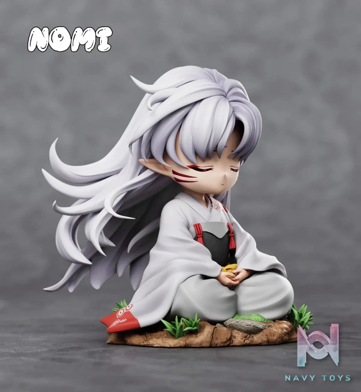 Nomi Studio - Inuyasha Sesshomaru resin statue Navy Toys anime figure