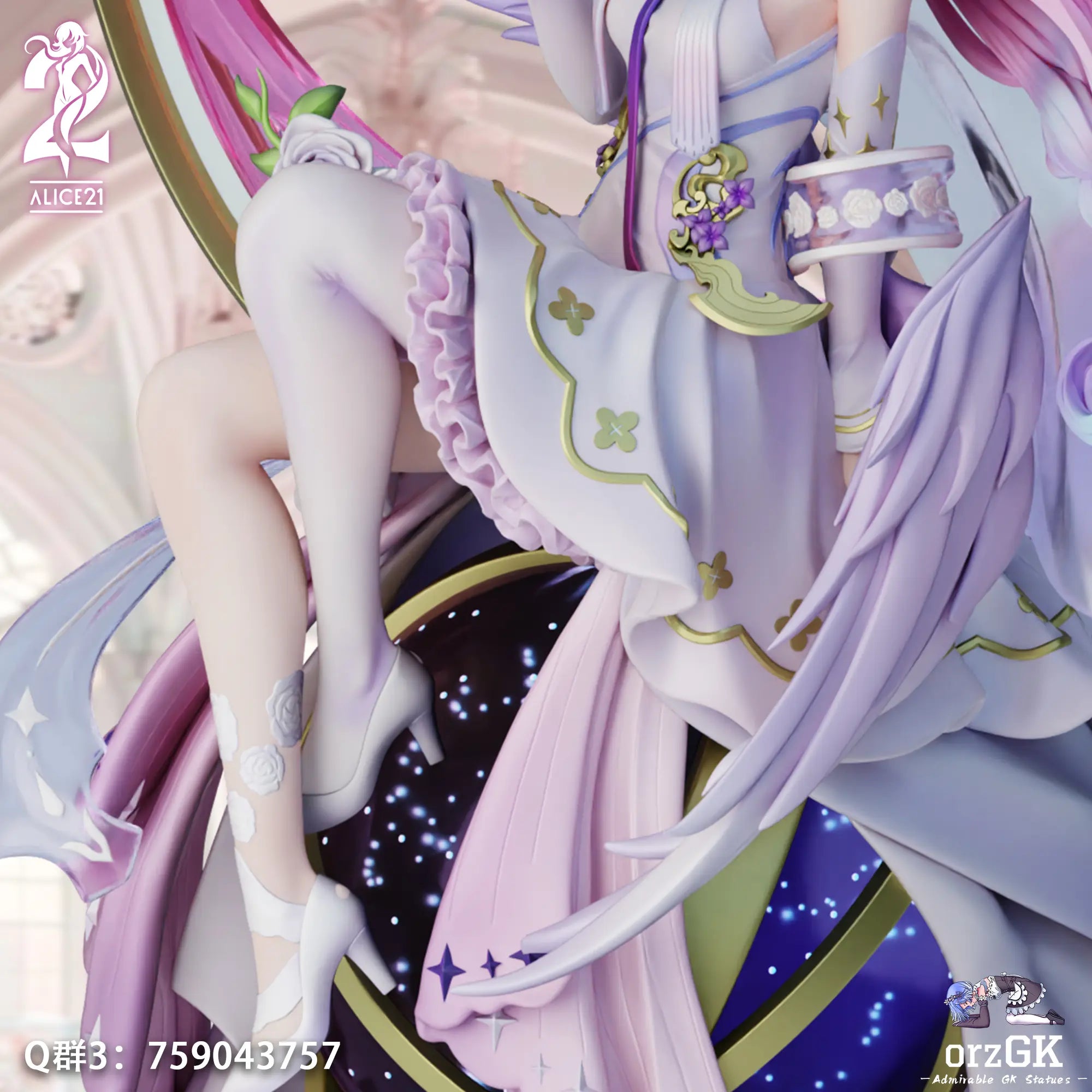 Alice21 Studio - Blue Archive Pure White Vow Series 49 Stellar Vow Mika resin statue Navy Toys anime figure