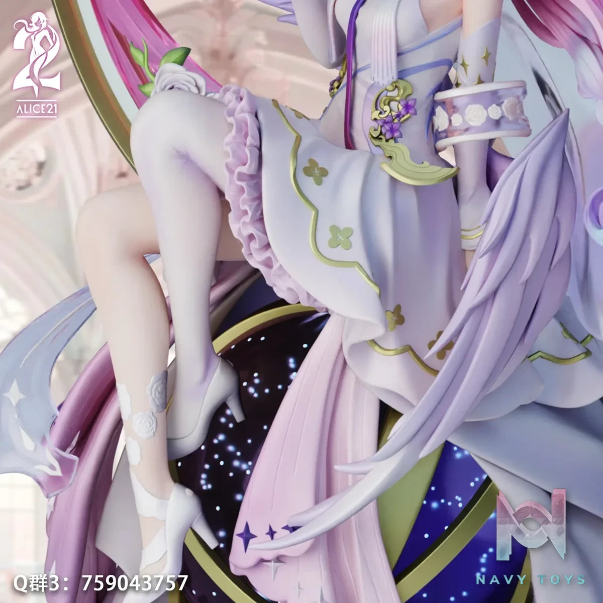 Alice21 Studio - Blue Archive Pure White Vow Series 49 Stellar Vow Mika resin statue Navy Toys anime figure