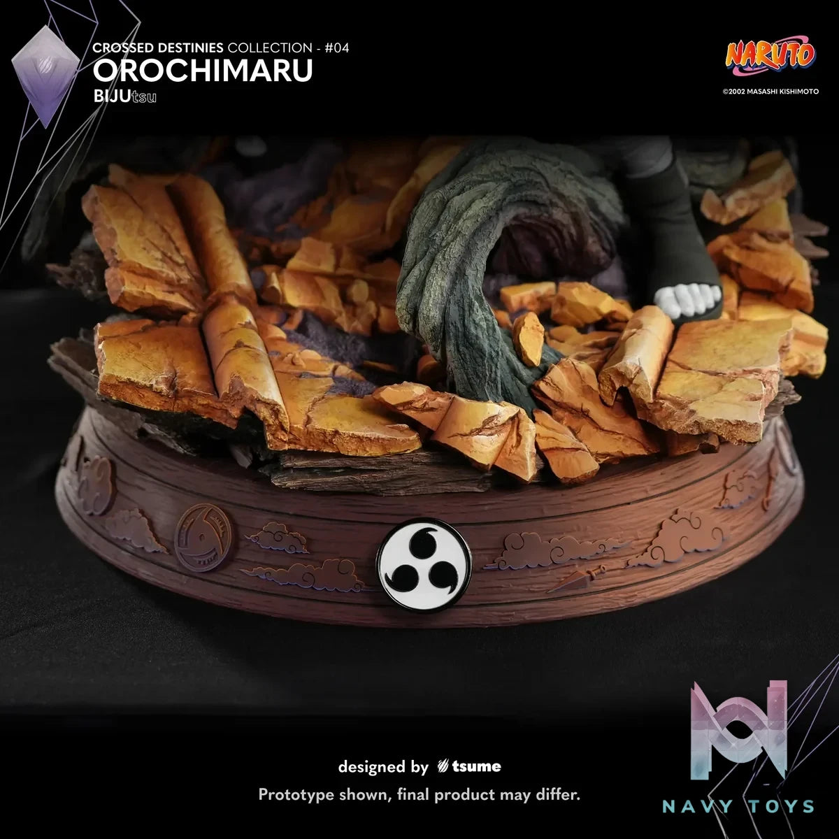TSUME Studio - Naruto Orochimaru BIJUtsu (Licensed) resin statue Navy Toys anime figure