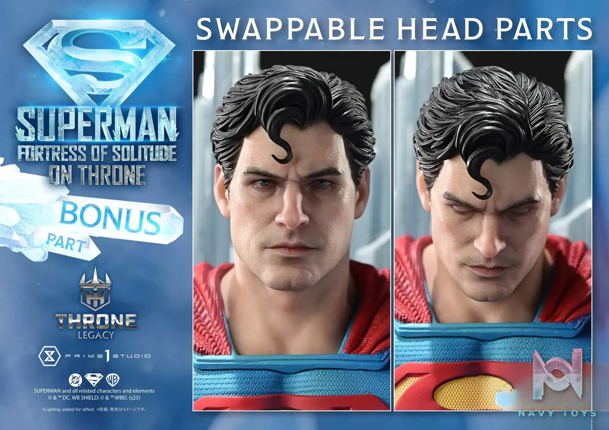Prime 1 Studio – Superman (Comics) Superman Fortress of Solitude on Throne (Design by Gabriele Dell’Otto) TLCDC-08 TLCDC-08UT TLCDC-08UTS (Licensed)