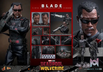 Hottoys – Marvel Deadpool & Wolverine Blade 1/6th scale Collectible Figure MMS791 (Licensed)
