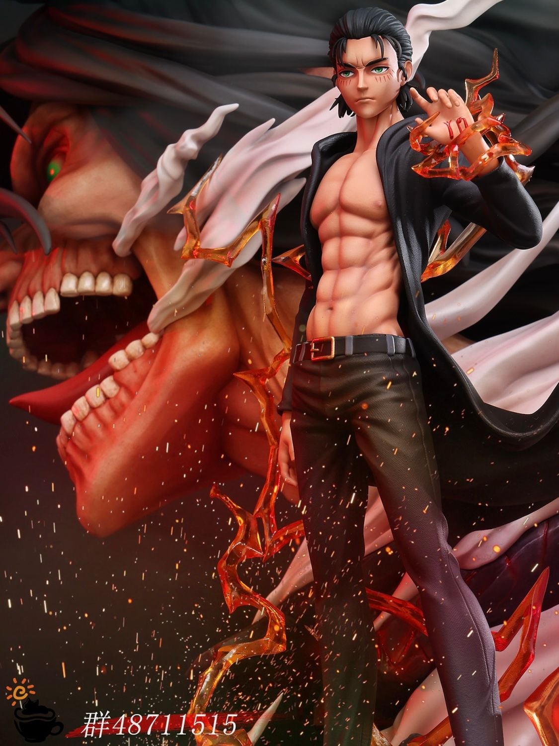 Eren Yeager - Attack On Titan - Fei Mao Ying Ri Studio resin statue Fei Mao Ying Ri Studio anime figure