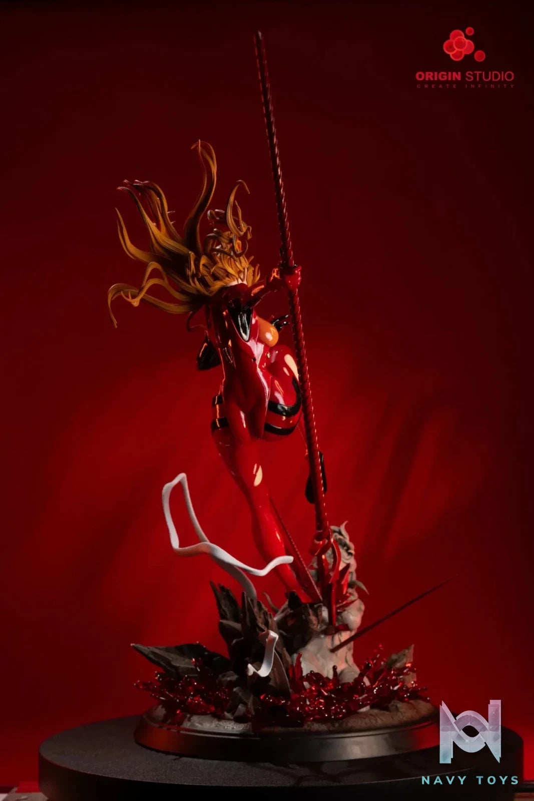 ORIGIN Studio - Neon Genesis Evangelion Soryu Asuka Langley Heart of Stone resin statue Navy Toys anime figure