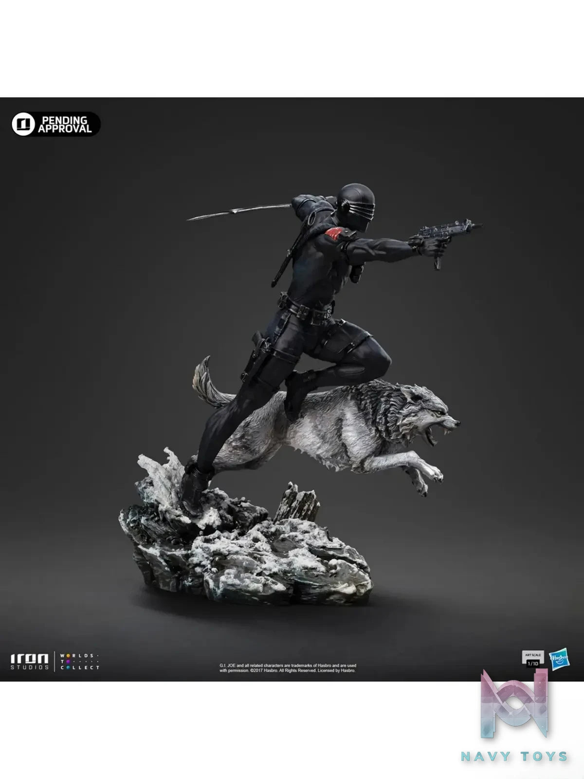 Iron Studio – G.I. Joe 1/10 Snake Eyes HASBR117024-10 (Licensed)