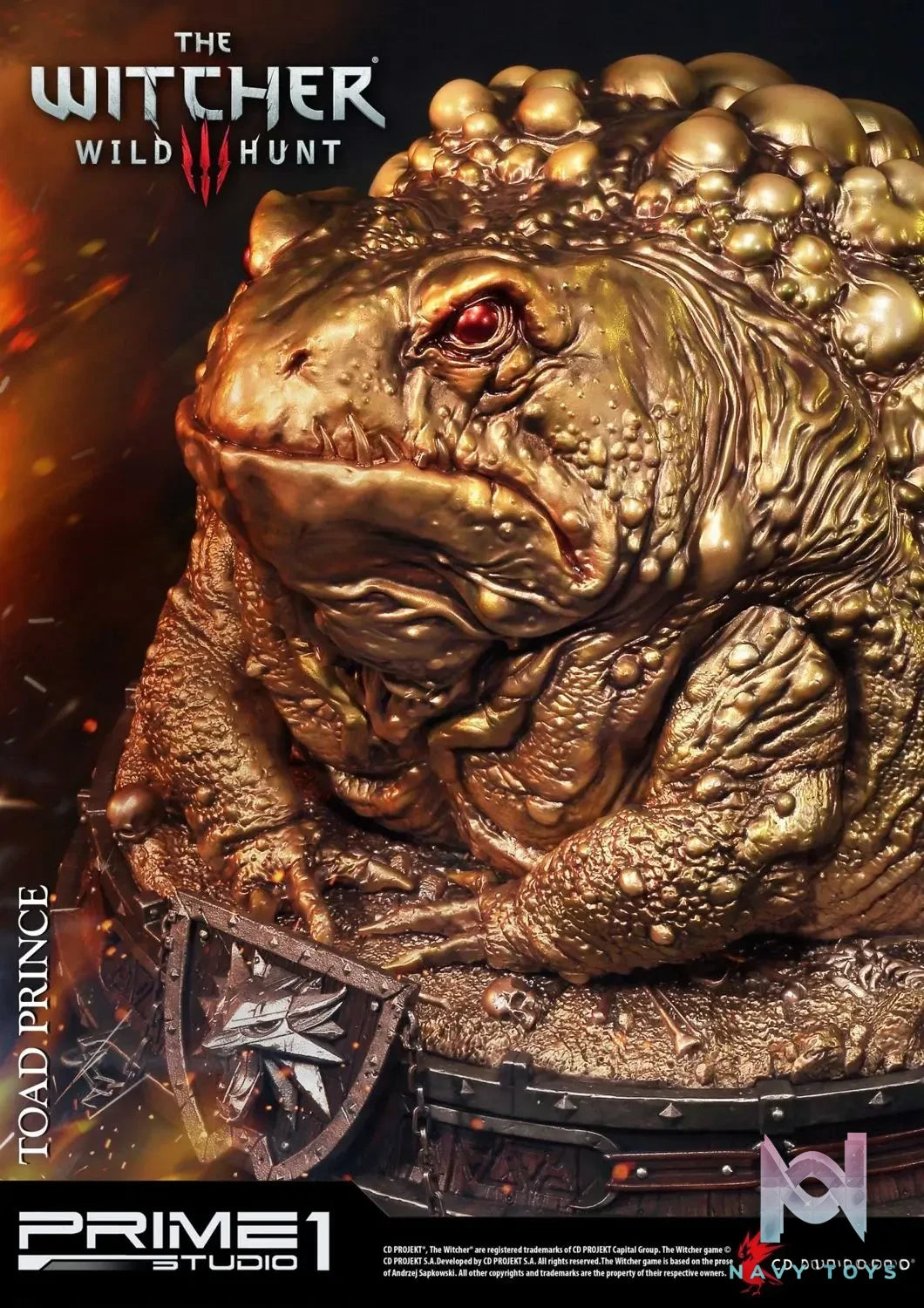 Prime 1 Studio – Premium Masterline The Witcher 3: Wild Hunt Toad Prince PMW3-05 PMW3-05GL (Licensed)