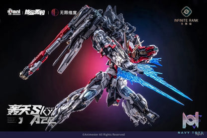 Nuclear Gold Reconstruction X Infinite rank – Crystal Envoy Unit 3 Mecha Sky Blaze 1/72 plastic model kits (Licensed)