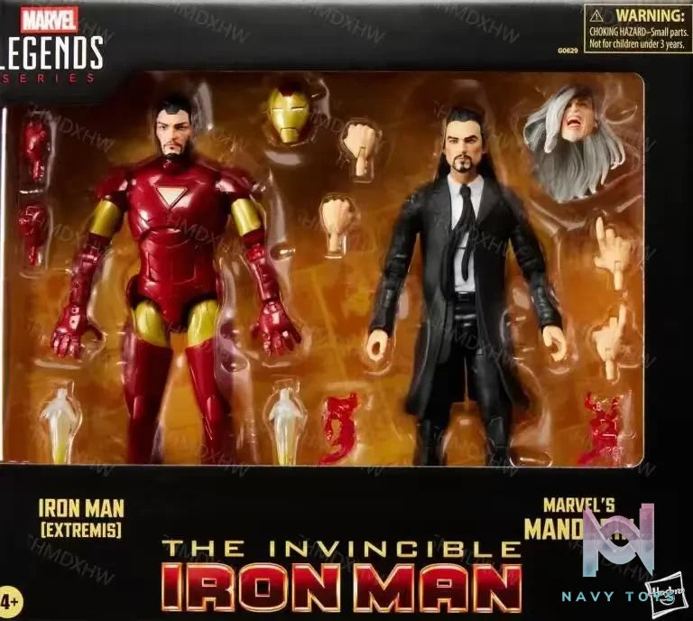 Hasbro Studio – Marvel Legends X-Men ’97 Animated Series Set: Extremis Armor Iron Man and Mandarin (Licensed)
