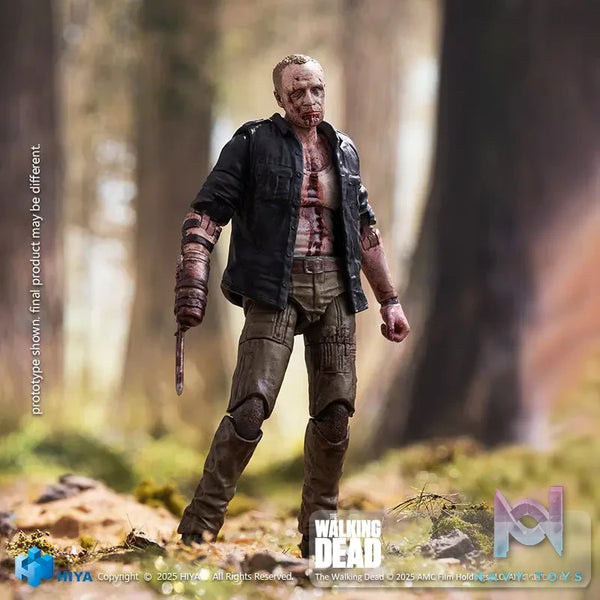 Hiya Toys – Exquisite Mini Series 1/18 Scale 4 Inch The Walking Dead Merle Walker Version Action Figure (Licensed)