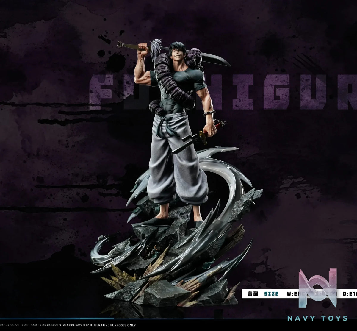 MAX Studio – 1/6 Series 01 Collector Grade SS: Toji Fushiguro The Heavenly Restriction Jujutsu Kaisen