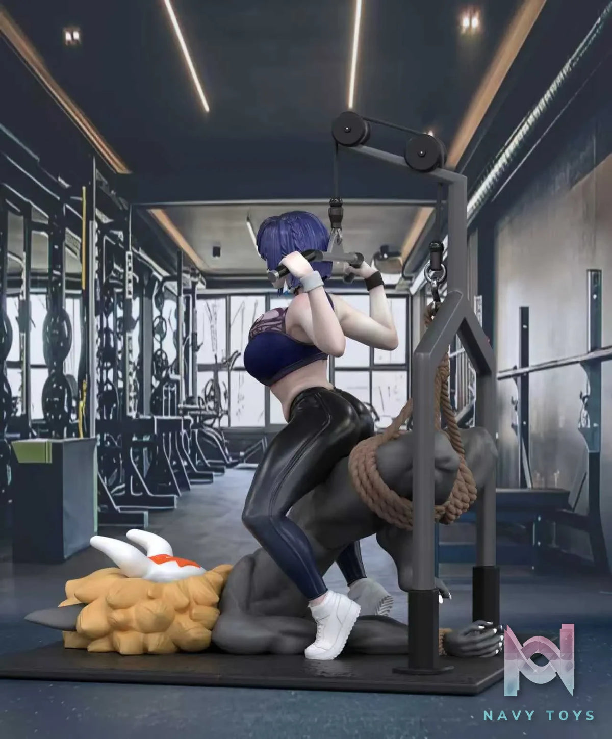 Xing Zhe Studio – Ye Lan at the Gym Genshin Impact