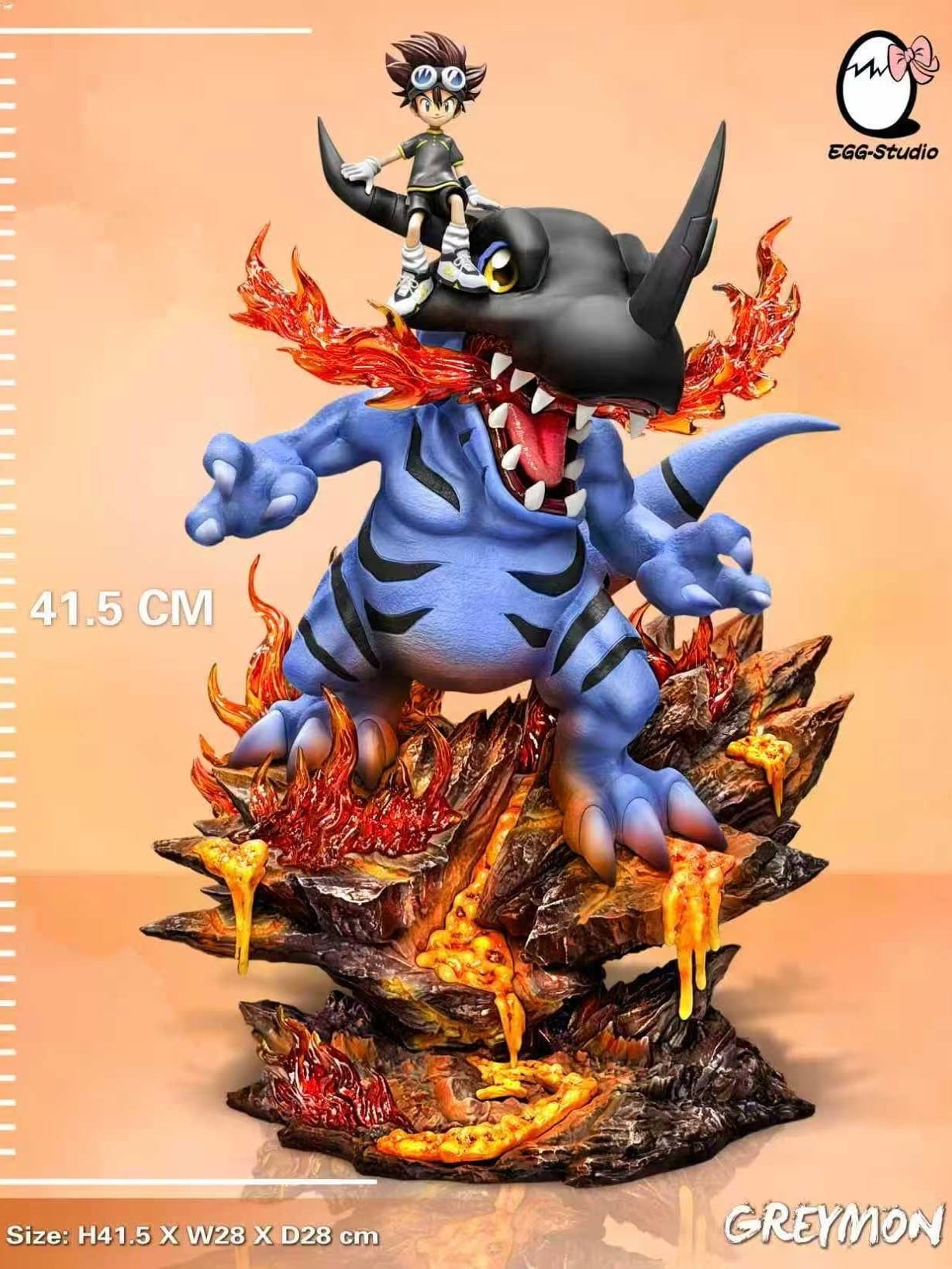 Greymon - Digimon - EGG Studio resin statue egg studio anime figure