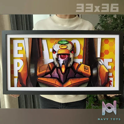 KALA HOME Studio – Evangelion Unit-00 3D Decorative Painting Neon Genesis Evangelion