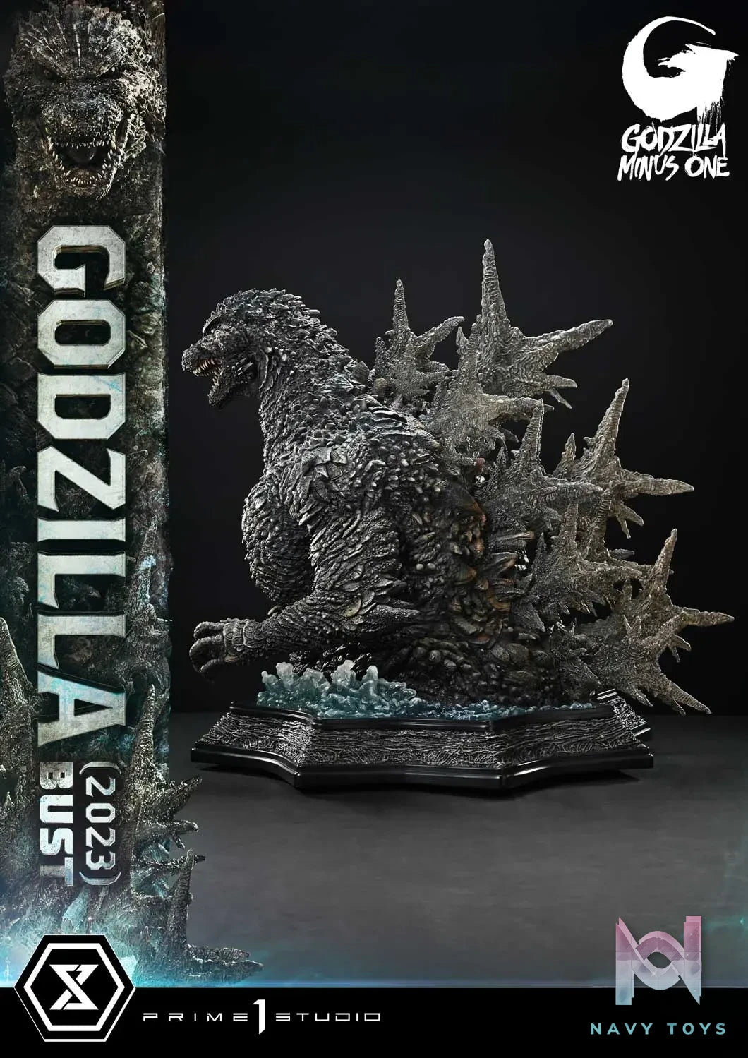 Prime 1 Studio – Life Size Bust GODZILLA MINUS ONE (Film) Godzilla (2023) LSGMO-01 LSGMO-01S (Licensed)