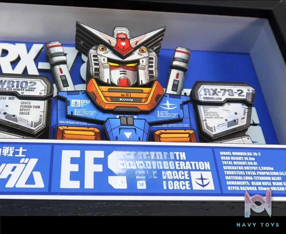KALA HOME Studio – RX-78-2 Gundam #03 3D Decorative Painting Gundam