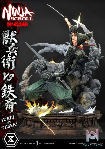 Prime 1 Studio – Ultimate Premium Masterline Ninja Scroll Jube versus Tessai UPMNS-01 UPMNS-01DX UPMNS-01DXS (Licensed)