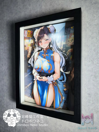 Dorobou Neko Studio – Street Fighter Chun-Li Detachable 3D Poster