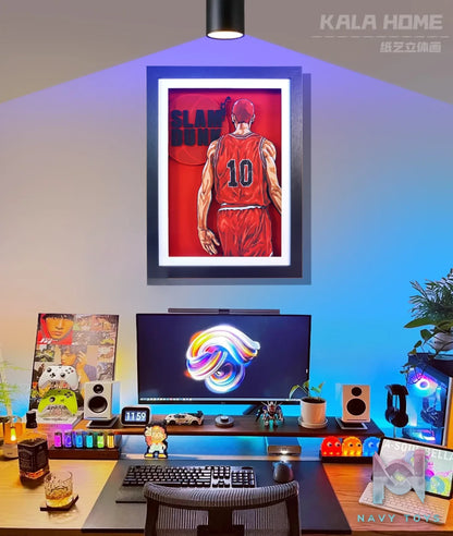 KALA HOME Studio – Hanamichi Sakuragi #02 3D Decorative Painting Slam Dunk