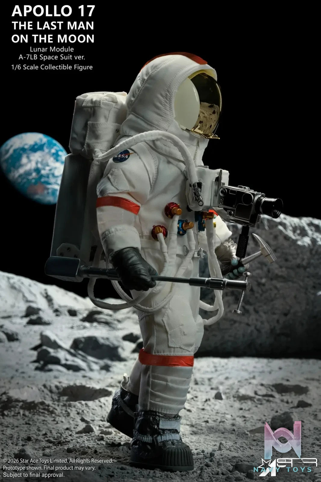 Star Ace Toys – Apollo17 The Last Man on the Moon 1/6 Action Figure SA0160 (Licensed)