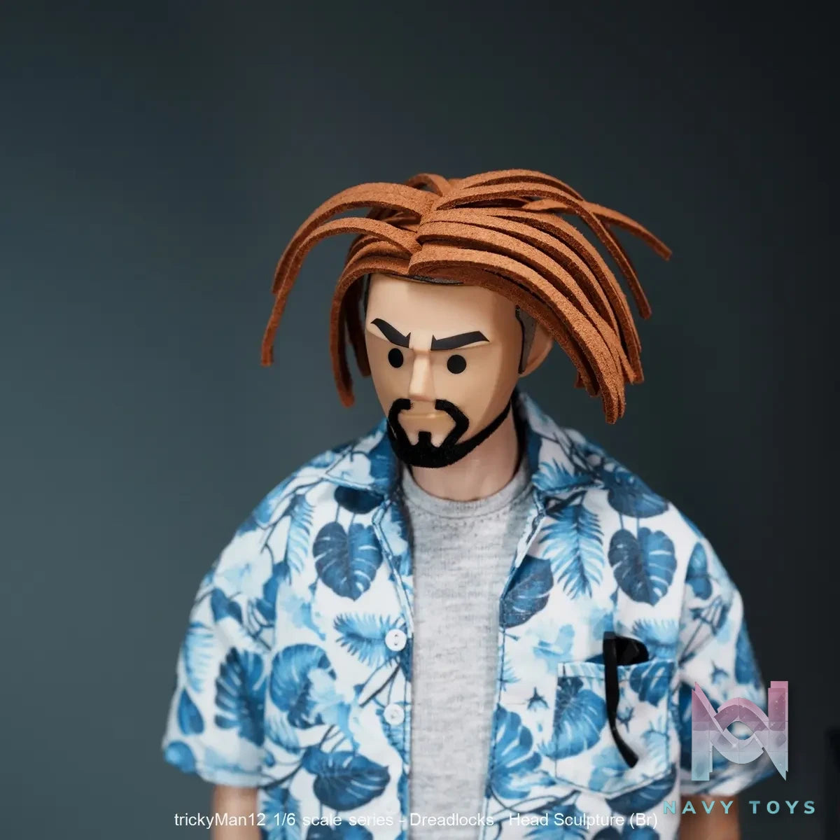 TrickyMan12 – 1/6 scale series -Dreadlocks Head Sculpture FB-10083-1 FB-10083-5 (Licensed)