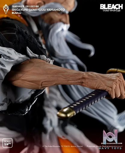 TSUME Studio - BLEACH Zanpakuto Collection Genryusai Shigekuni Yamamoto (Licensed) resin statue Navy Toys anime figure