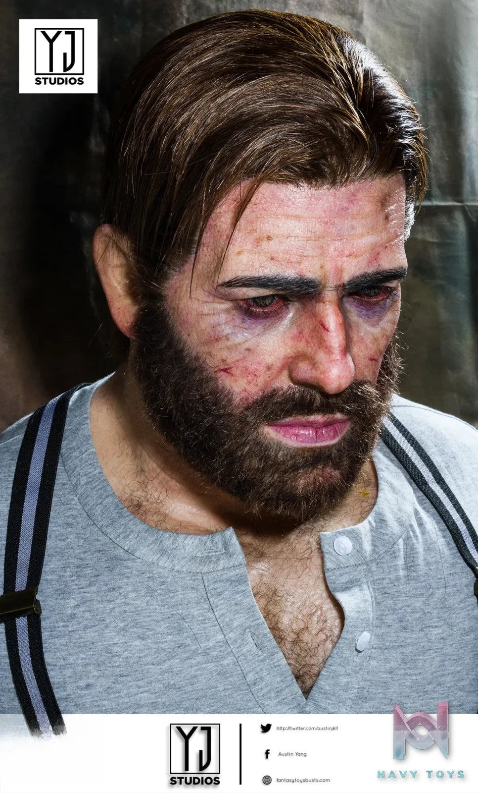 YJ Studio – Sick Version Arthur Morgan 1/1 Bust Red Dead Redemption