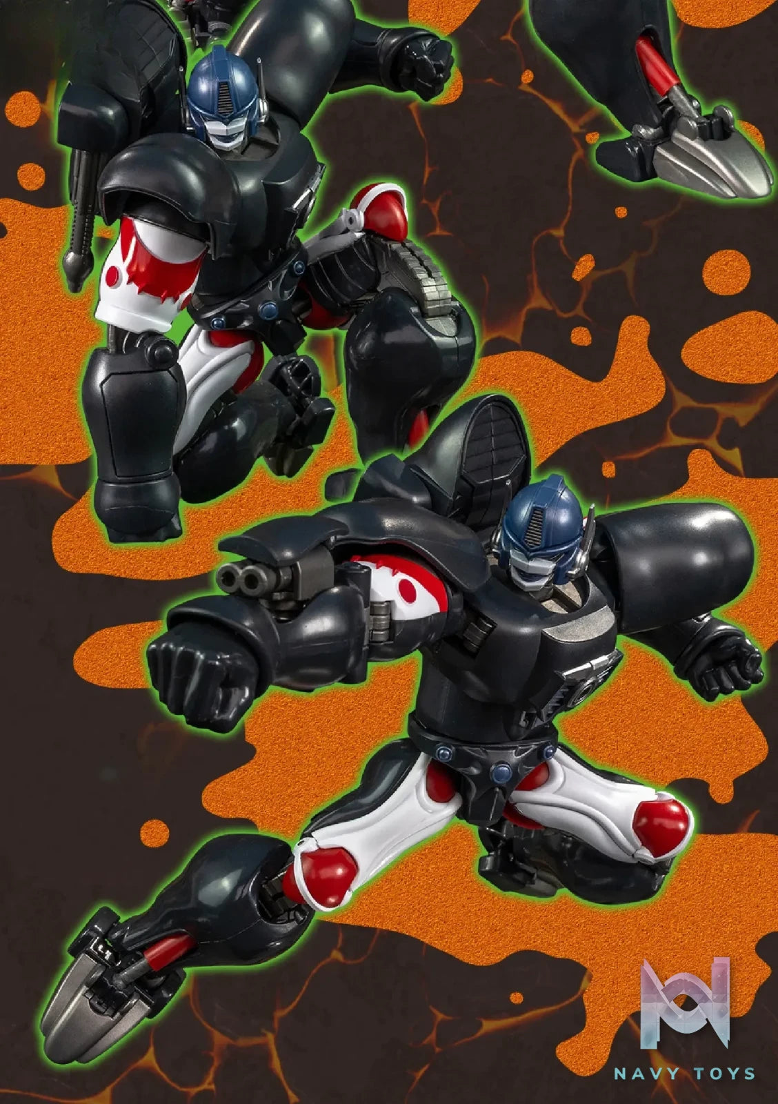 Yolopark – AMK Series Transformers: Beast Wars Dinobot X Optimus Primal (Licensed)
