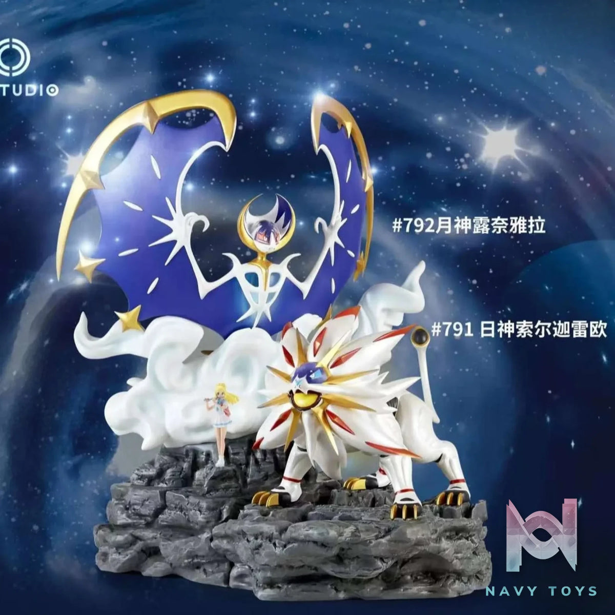 XO Studio – Pokémon Scale world Solgaleo & Lunala