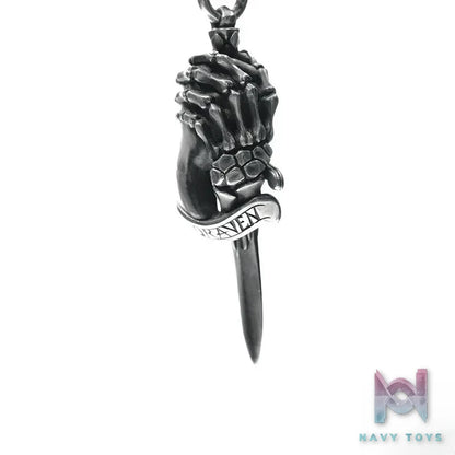 Raven Studio (silver jewelry) – 5th Anniversary Edition Dark “Awakening” Dagger Pendant Original