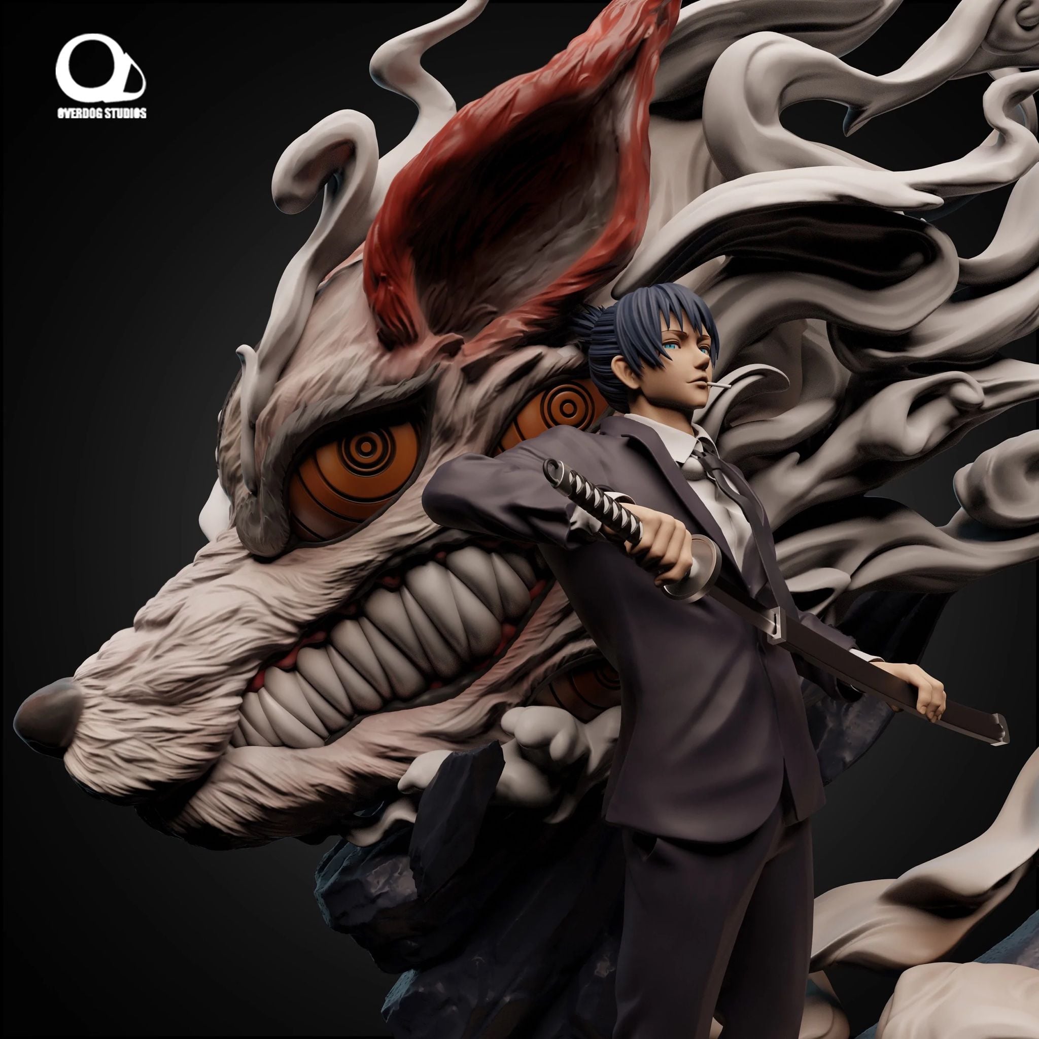 Aki Hayakawa - Over Dog Studio resin statue Overdog Studio anime figure