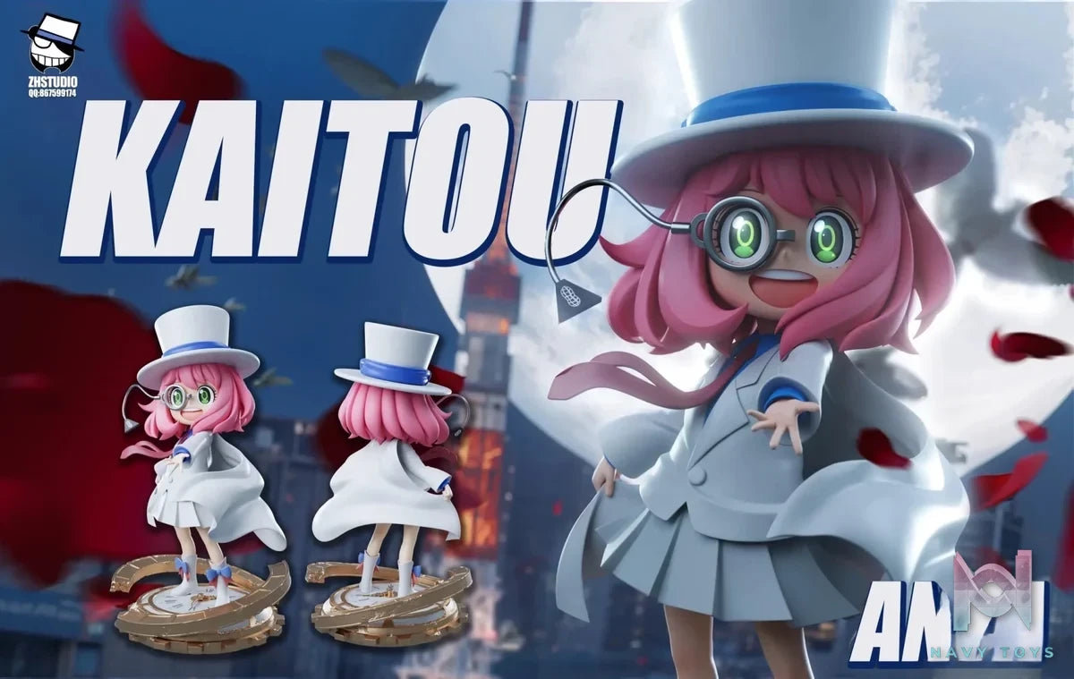 ZH Studio - Spy x Family Anya Forger COS Kaito Kuroba resin statue Navy Toys anime figure
