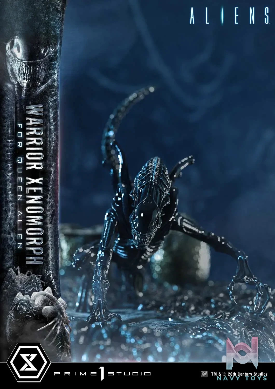 Prime 1 Studio – Ultimate Diorama Masterline Aliens (Film) Warrior Xenomorph for Queen Alien UDMAL-02 (Licensed)