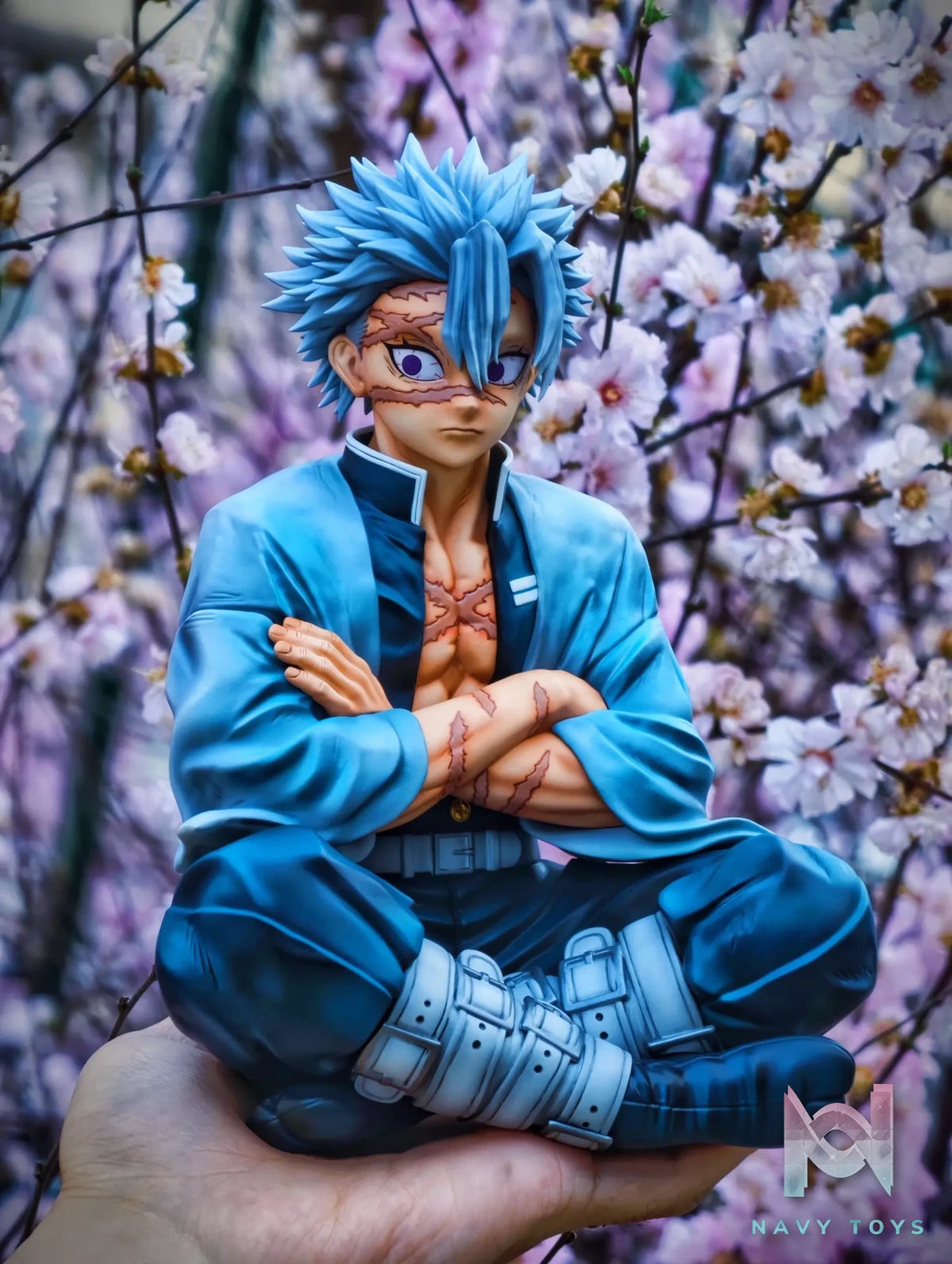 REN Studio – Sanemi Shinazugawa Sitting Pose Wind Hashira Demon Slayer