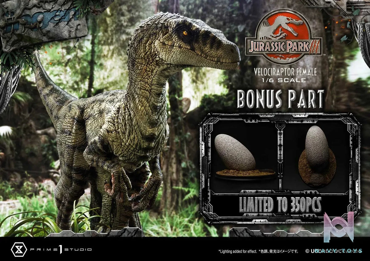 Prime 1 Studio – Legacy Museum Collection Jurassic Park III (Film) Velociraptor Female LMCJP-11 LMCJP-11S (Licensed)
