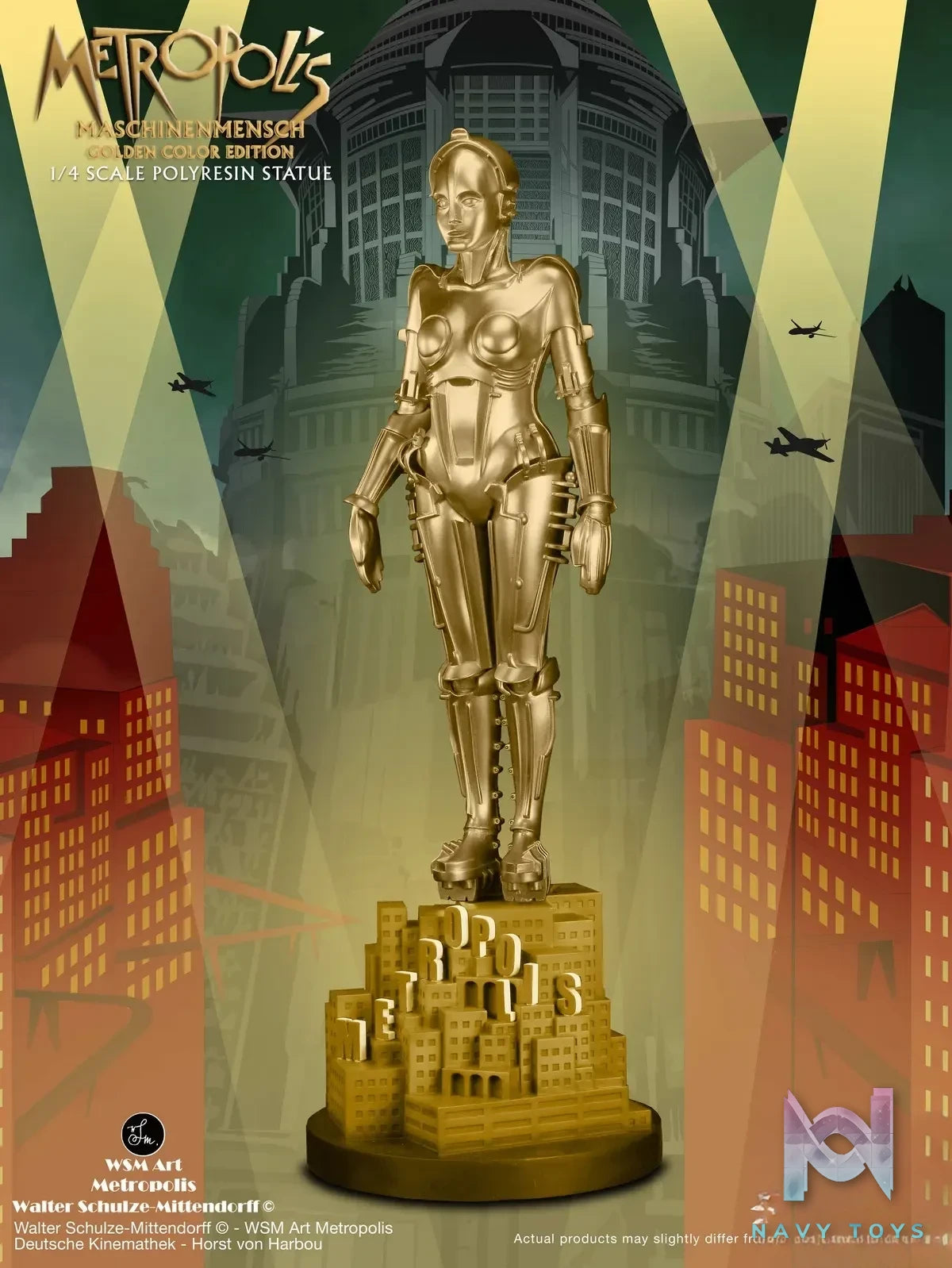 STAR ACE Toys Studio – 1/4 Scale Maschinenmensch Statue from ‘Metropolis’ SA4023 SA4024 (Licensed)