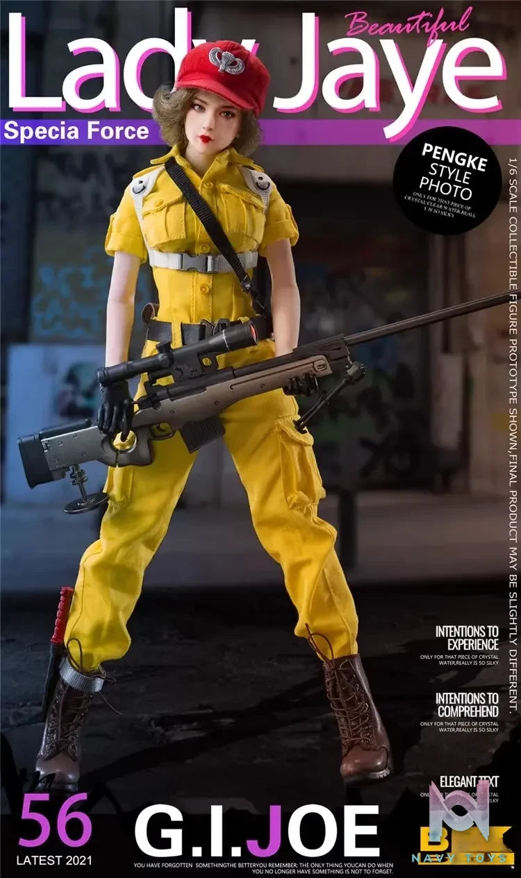 BBK Studio – Original 1/6 BBK012 GIJOE Jay Female Soldier Action Figure
