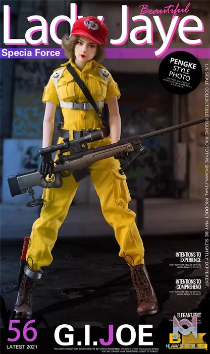 BBK Studio – Original 1/6 BBK012 GIJOE Jay Female Soldier Action Figure