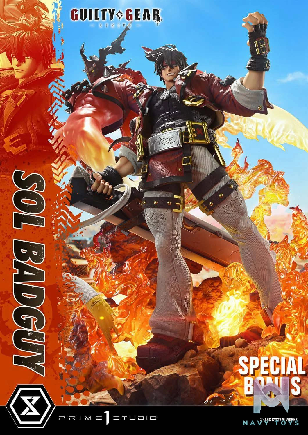 Sol Badguy resin statue prime 1 studio anime figure